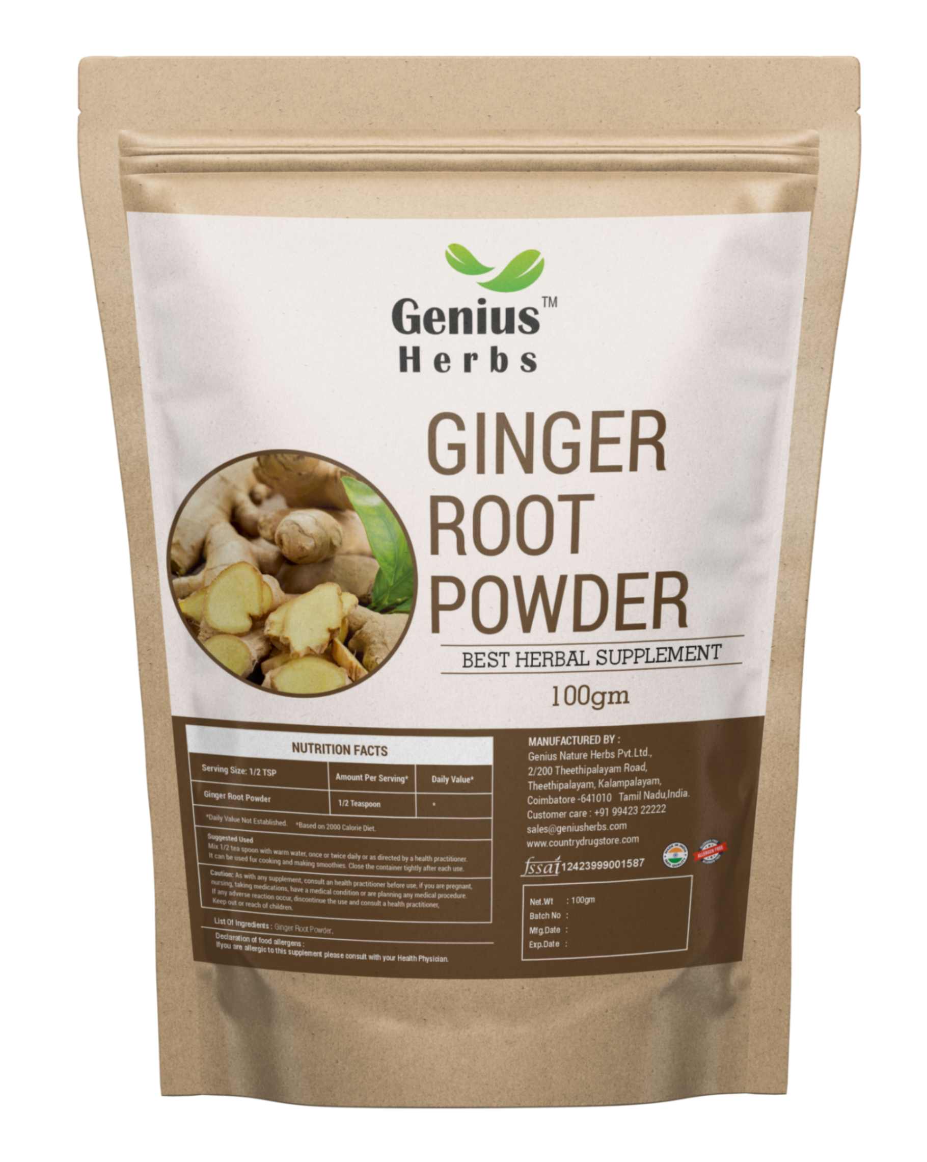 Ginger Powder Wholesale Manufacturer & Supplier in India